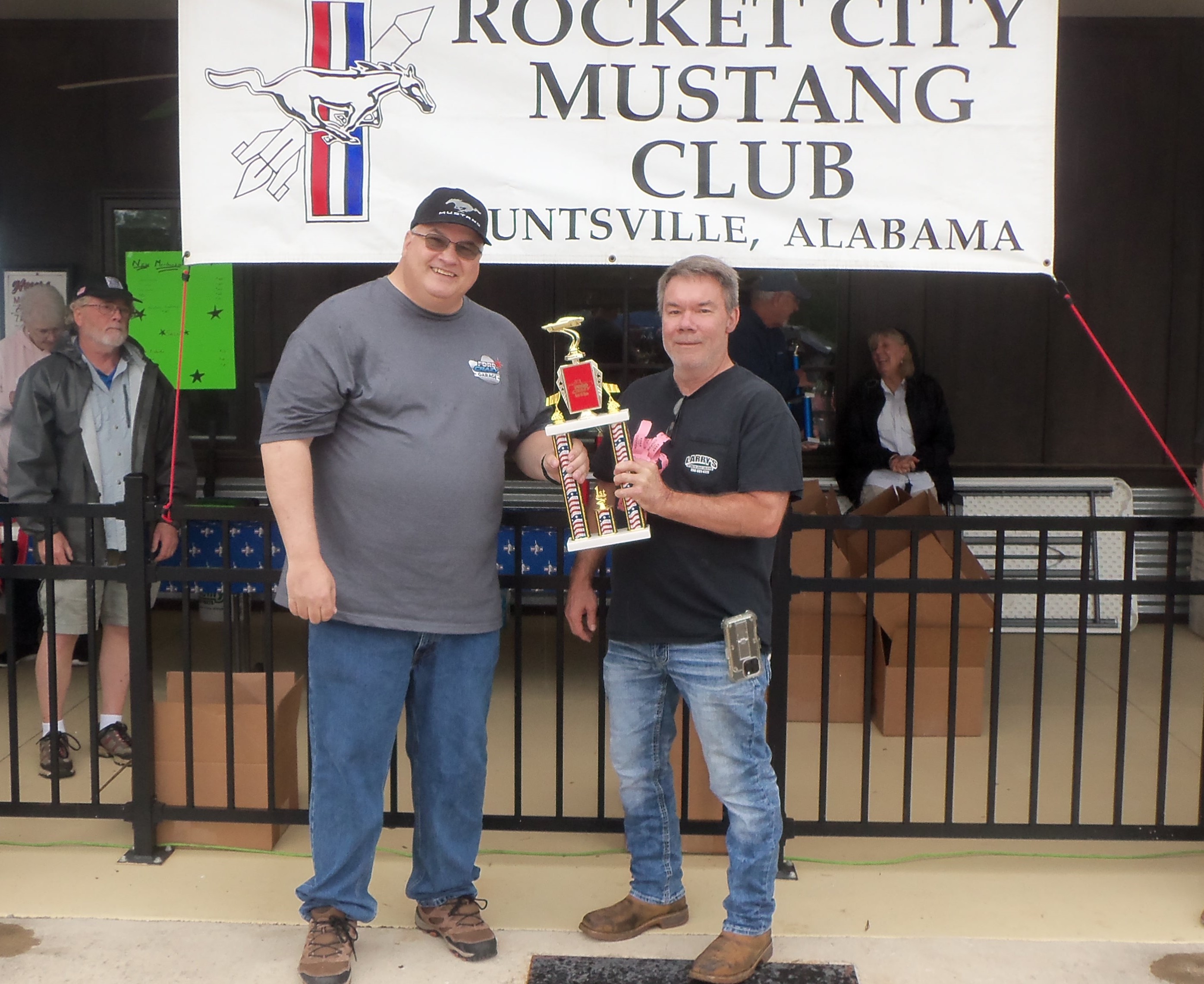 Ford Crazy Choice trophy presented by Sean Linnihan