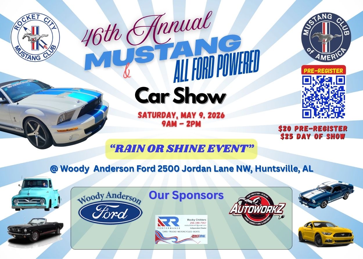 Rocket City Mustang 46th All-Ford Show
